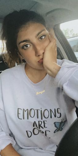 Customer photo review of Emotions Are Dope (Butterfly) -- Sweatshirt