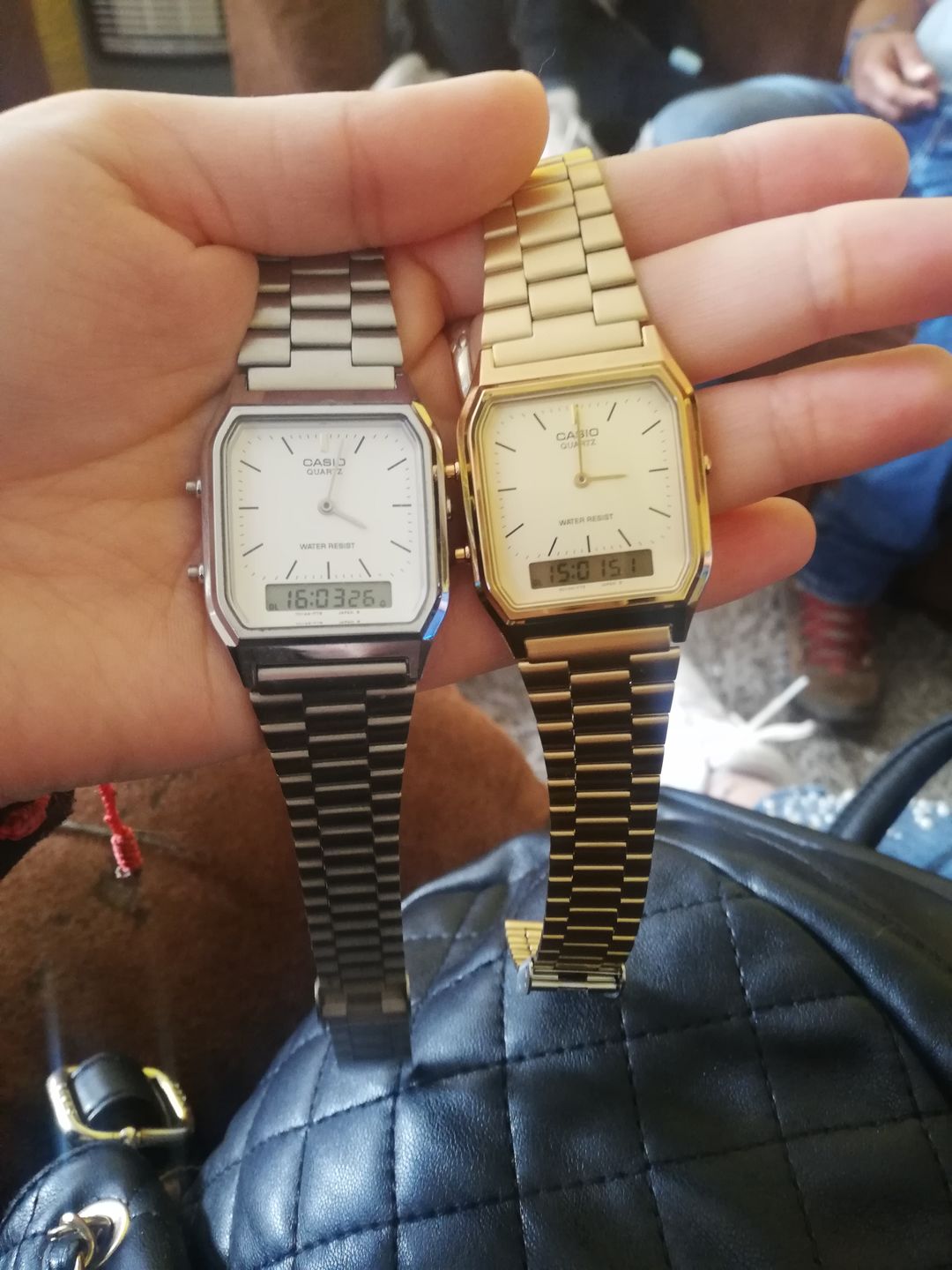 Customer photo review of Reloj Casio Vintage AQ-230GA-9DMQ Dorado