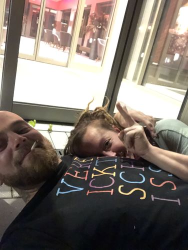 Customer photo review of Verf ickte sche isse - Words on Shirts  - Herren Shirt