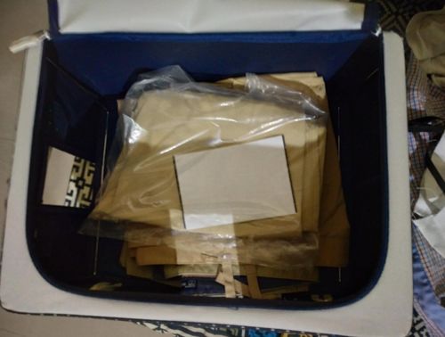 Customer photo review of BlushBees® Oxford Fabric Storage Boxes for Clothes, Sarees, Bed Sheets, Blanket etc.