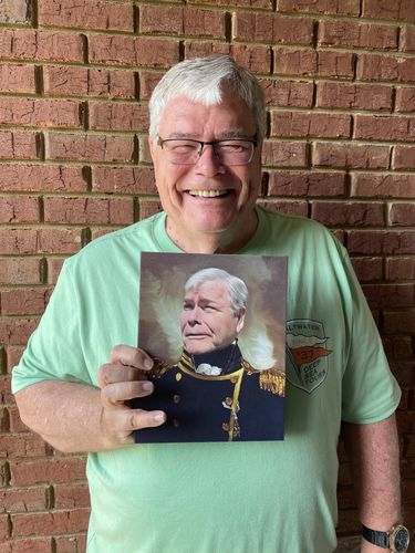 Customer photo review of The Admiral - Custom Canvas