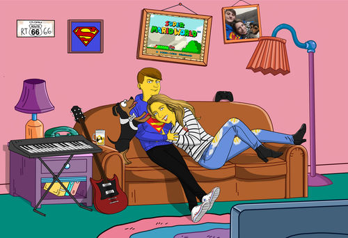 Customer photo review of RETRATO EM ARQUIVO DIGITAL FAMILIA AMARELA