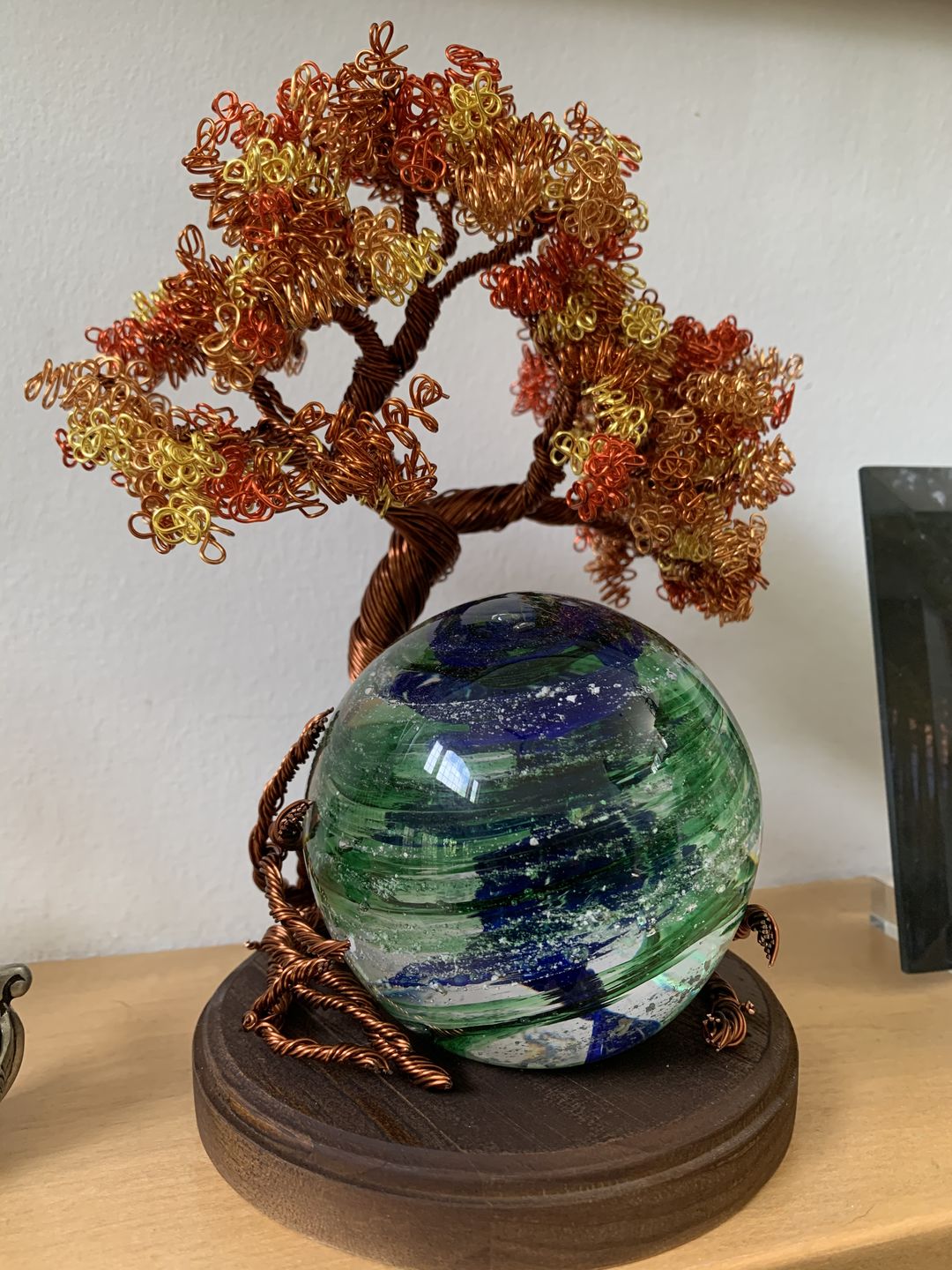 Customer photo review of Autumn Sunshine Tree Of Life with Tranquil Swirl