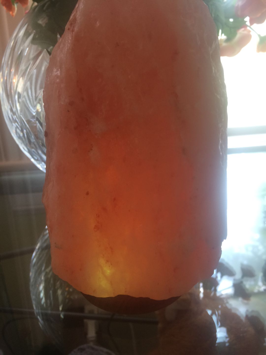 Customer photo review of Replacement LED Base For Color Changing Salt Lamps