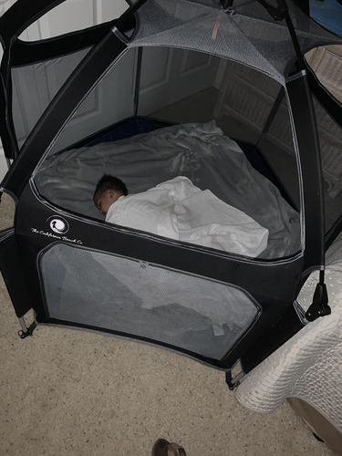 Customer photo review of Pop N' Go® Self-Inflating Mattress