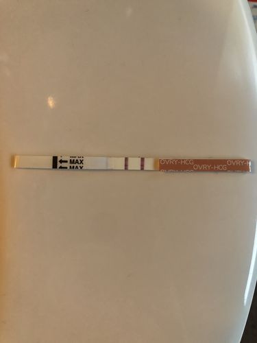 Customer photo review of Pregnancy Test Strips (Ultra-Sensitive)