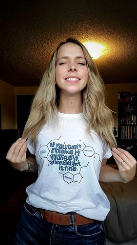 Customer photo review of If You Can't Make It Yourself, Store Bought Is Fine (Shop Sundae x NAMI) -- T-Shirt