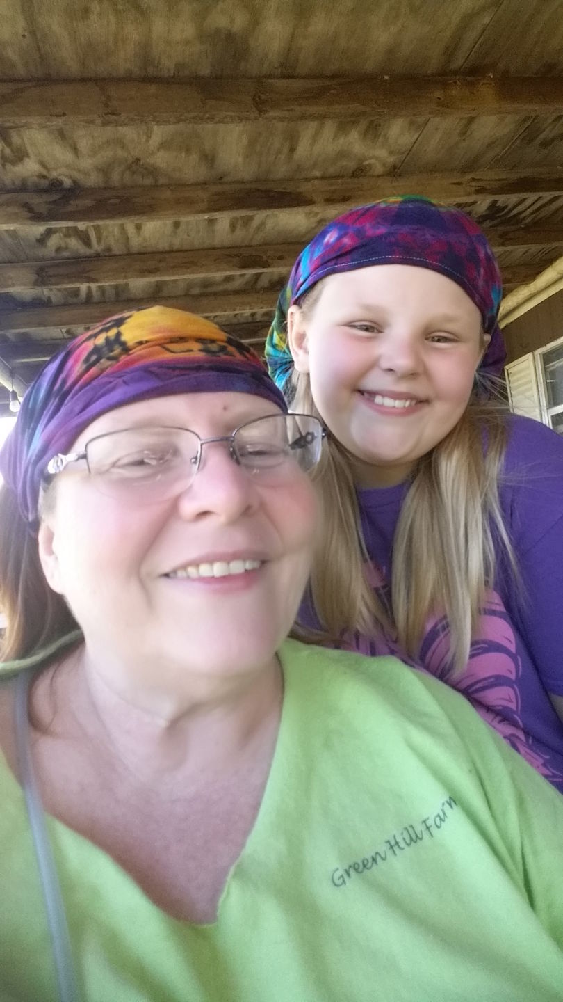 Customer photo review of Lolita Tie Dye Headband