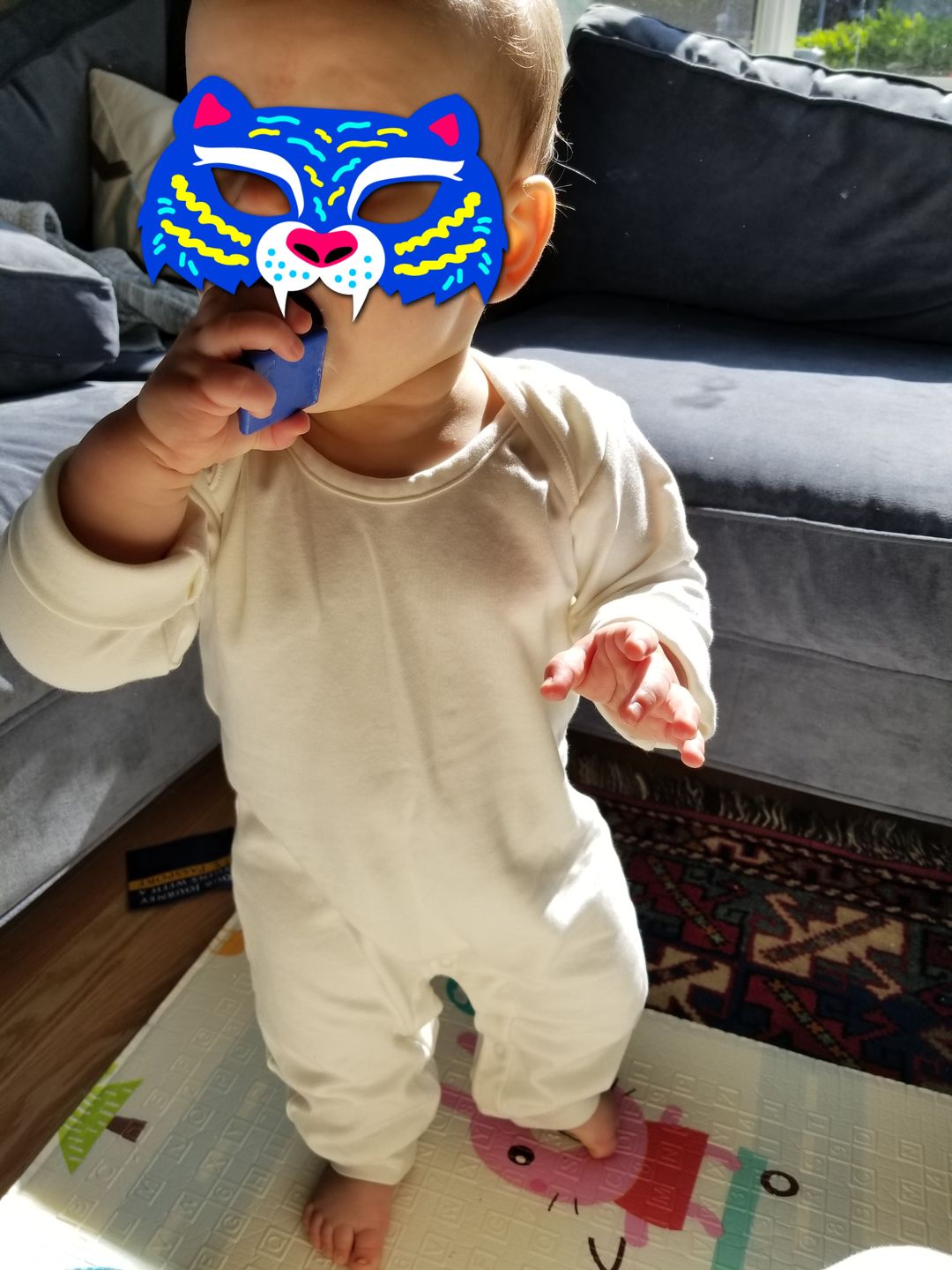 Customer photo review of Natural Playsuit