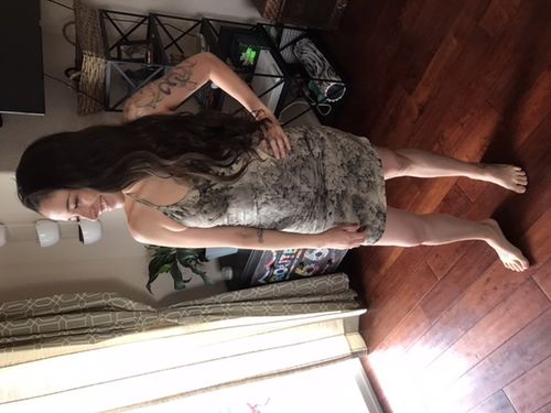 Customer photo review of Tuberose Dress - Cinnamon Smoke