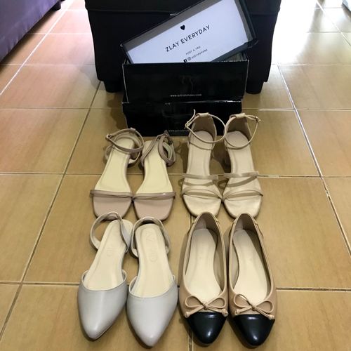Customer photo review of Claire Beige/Black