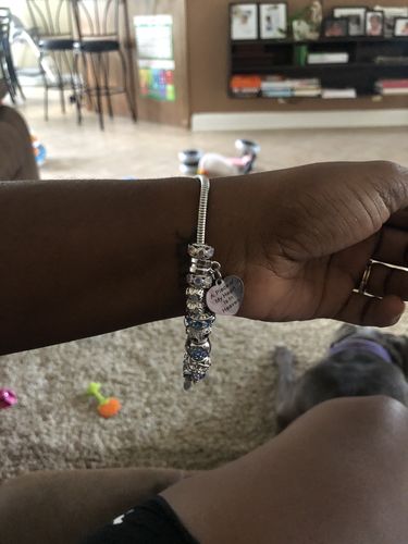 Customer photo review of Piece Of My Heart Bracelet