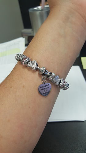 Customer photo review of Piece Of My Heart Bracelet