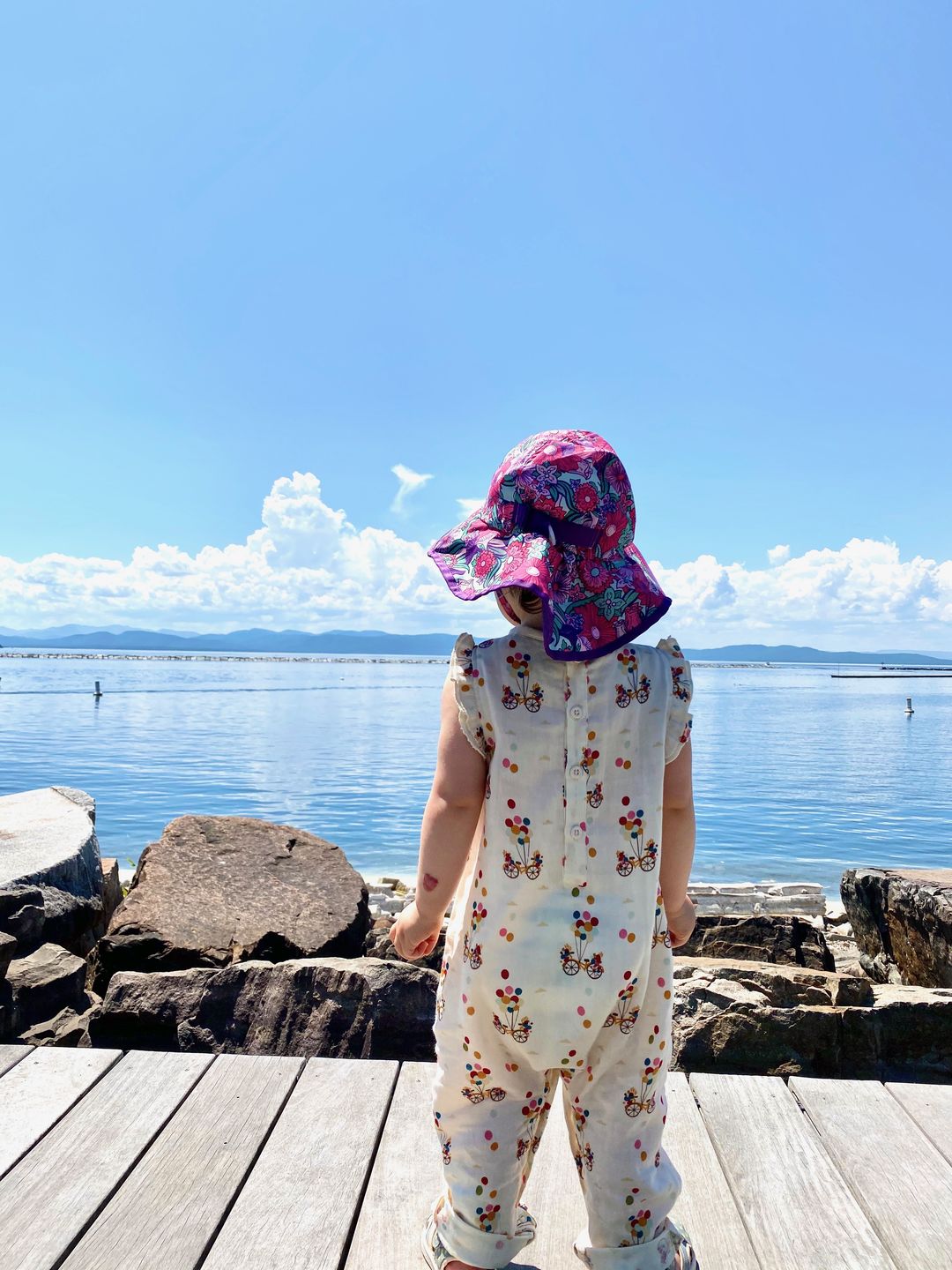 Customer photo review of Flying High Frill Romper