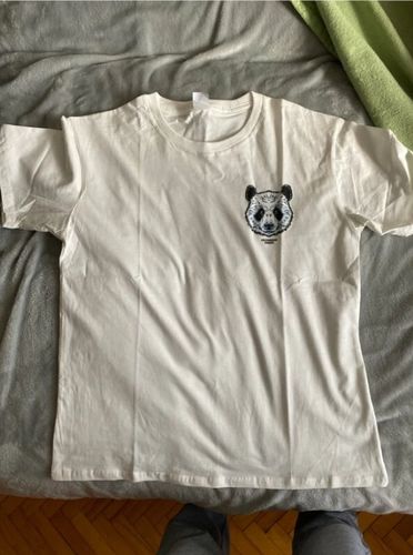 Customer photo review of Meaniss Panda T-Shirt