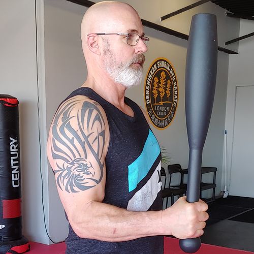 Customer photo review of 20lb steel club - single