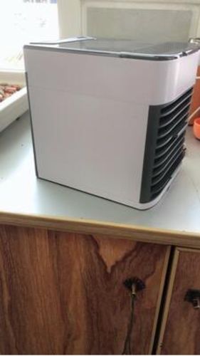 Customer photo review of Mini USB Portable Air Conditioner
