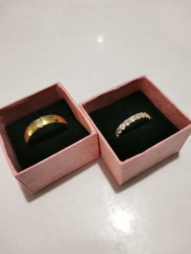 Customer photo review of Sant' Andrea Wedding Rings