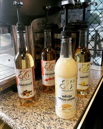 Customer photo review of Caramel Coffee Syrup