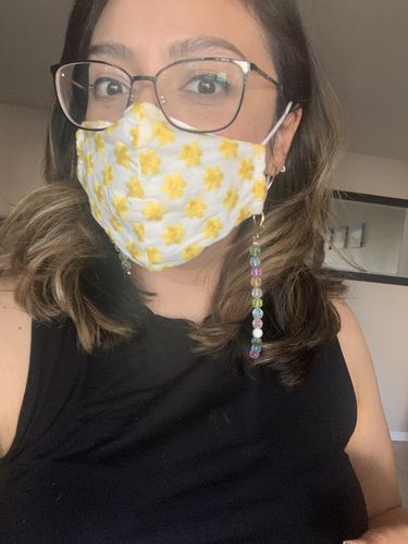 Customer photo review of *PRE-ORDER* SET OF 3 PASTEL FACE MASKS