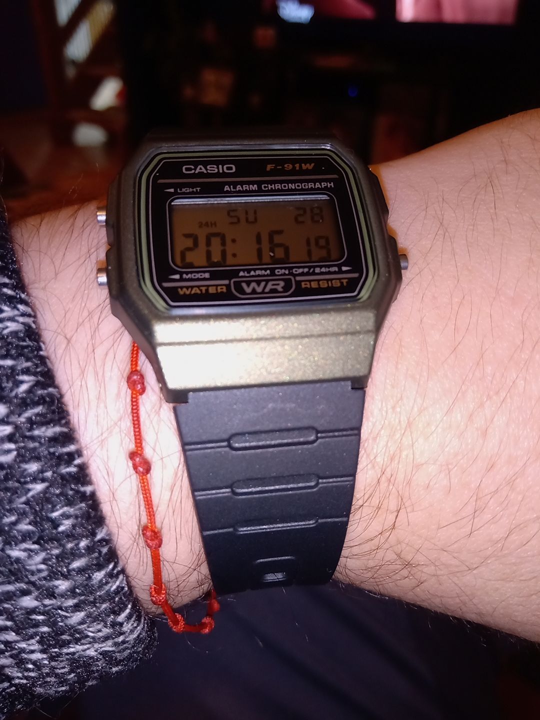 Customer photo review of Reloj Casio Vintage F-91WM-1BDF Gris/Negro