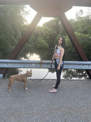 Customer photo review of Bella Crop Bralette - Wildrose