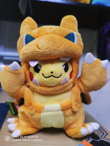 Customer photo review of Peluche Dragon<br> Pikachu Déguisé