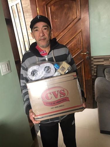 Customer photo review of Cesta Básica Econômica Kit