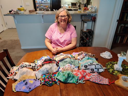 Customer photo review of Mask Insert - Straight - 100 Count