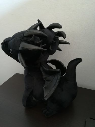 Customer photo review of Peluche Dragon<br> Ailes Noires