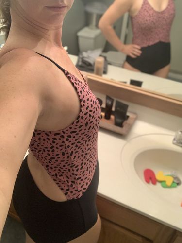Customer photo review of The Sailor | Pink Animal Print