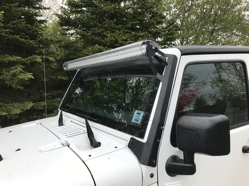 Customer photo review of Aerolidz Light Bar Cover - 50” 52” - Clear -  Dual Row