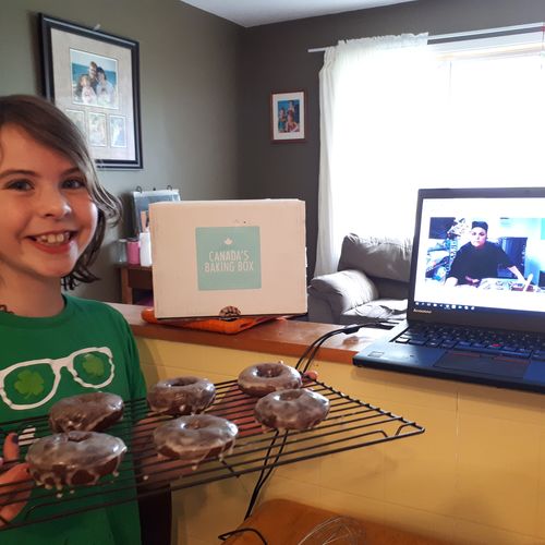Customer photo review of Canada's Baking Box - 3 Month Subscription (free shipping in CA)