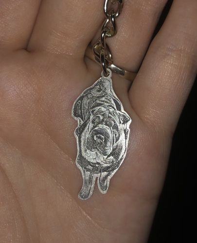 Customer photo review of Silvercut™ Keychain