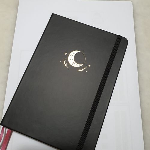 Customer photo review of Tsuki 'Moonflower' Limited Edition Luxury Bullet Journal ☾