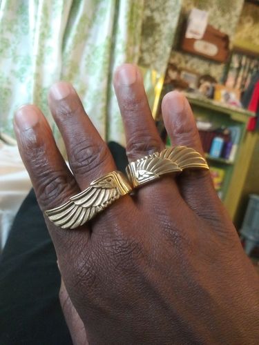 Customer photo review of Loyalty Wing Ring