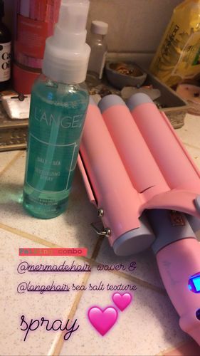 Customer photo review of Mermade Hair Waver - Pink - 32mm