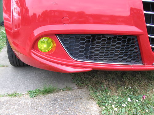 Customer photo review of Alfa Romeo Mito Fog Light Armour