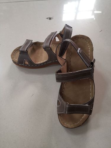 Customer photo review of Dr. Care  - Premium Faux Leather Orthopedic Women Sandals