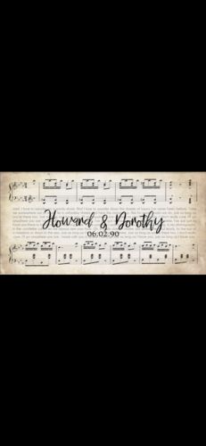 Customer photo review of Custom Couple Music Premium Canvas - Ready to Hang