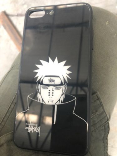 Customer photo review of Stylish Naruto Kakashi Itachi Tempered Glass Phone Case