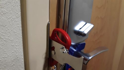 Customer photo review of Security Lock, Portable Door Lock