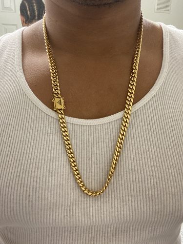 Customer photo review of CUBAN Italian Link Chain