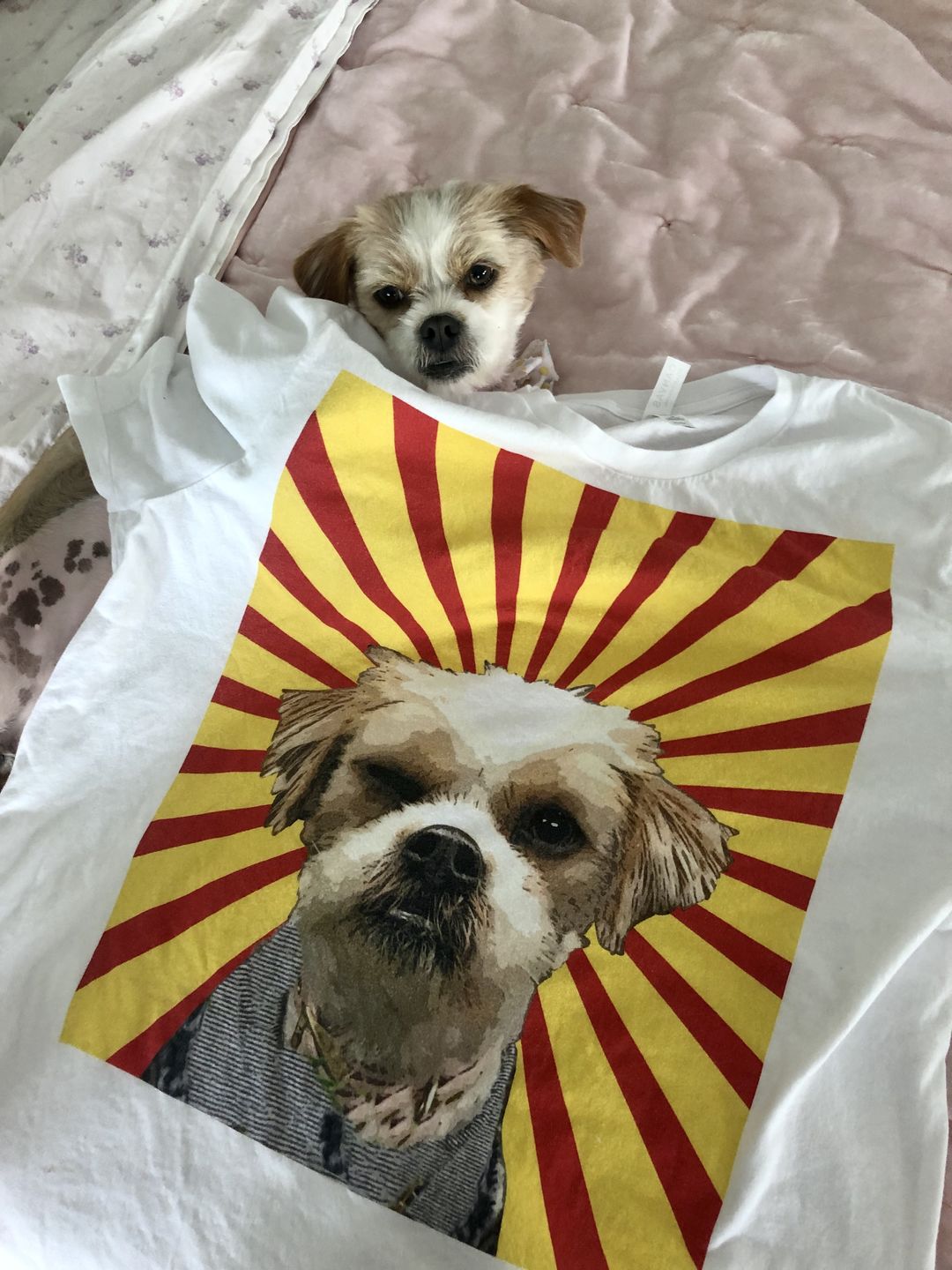 Customer photo review of Custom Pet Art Ladies Crew