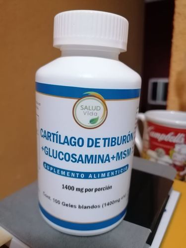 Customer photo review of Cartilago de Tiburon + Glucosamina + MSM 1400mg