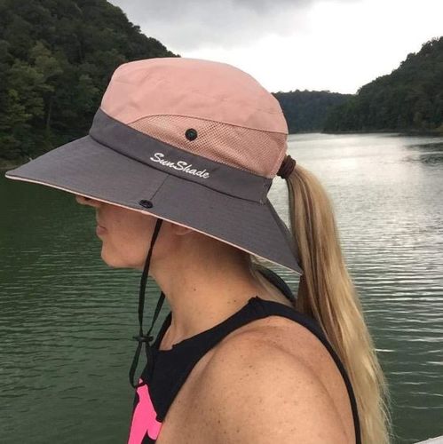 Customer photo review of Pferdeschwanz UV-Sommerhut, -50% + Kostenloser Versand