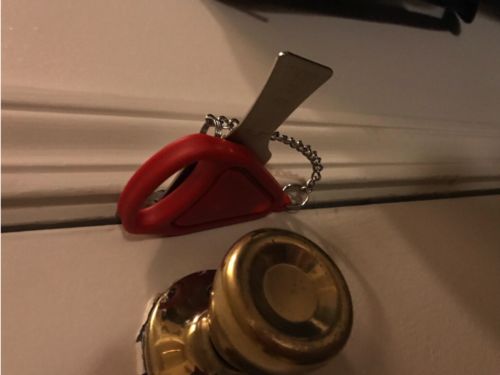 Customer photo review of Security Lock, Portable Door Lock
