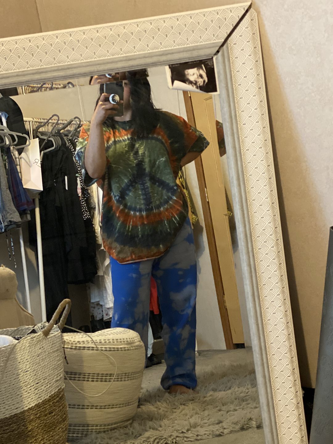 Customer photo review of Redwood Peace Tie Dye T Shirt