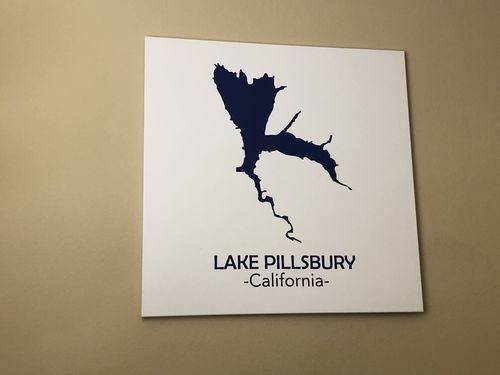 Customer photo review of Custom Lake Square Canvas