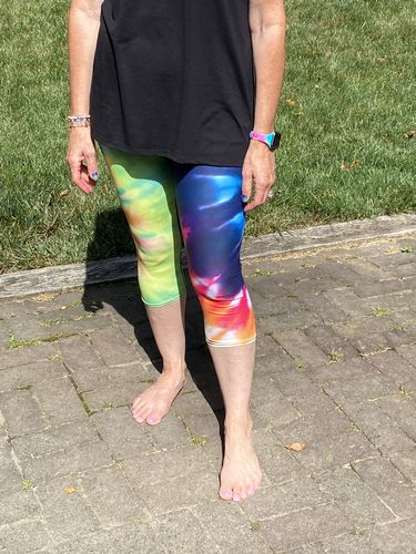 Customer photo review of Dye Rainbow Capri